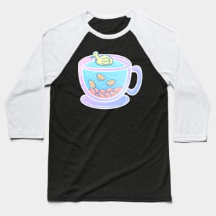 Duck and coffee cup Baseball T-Shirt